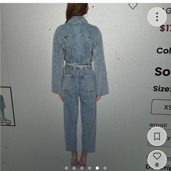 Agolde tatum jumpsuit - Picture 4 of 4
